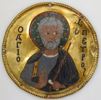 Medallion with Saint Peter from an Icon Frame
