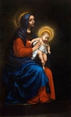 Madonna with Child (1570–75) Carlo Dolci (Italian, 1616-1687)