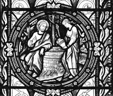 Woman at the Well - Catholic Coloring Page