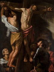 The Crucifixion of Saint Andrew by Caravaggio (1606 1607) - Public Domain Catholic Painting
