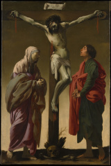 The Crucifixion with the Virgin and Saint John (1624 1625) by Hendrick ter Brugghen - Public Domain Bible Painting